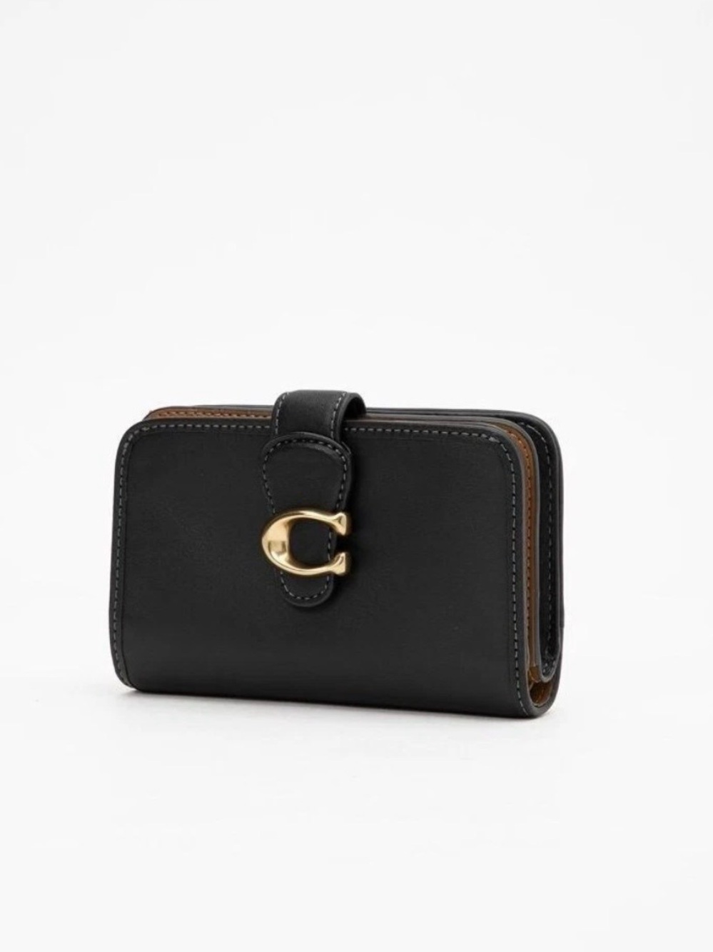 COACH Tabby Medium Wallet Leather Black CA193 outlet New With Box - Picture 2 of 10